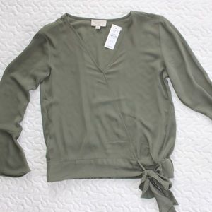 LOFT Olive blouse